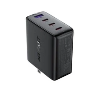 Ładowarka Acefast A96 PD100W GaN (3 x USB-C + 1x USB-A) z końcówką US - czarna