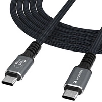Kabel Wozinsky WPS-UY42S USB-C Thunderbolt 4 240W 2m 4K - czarny