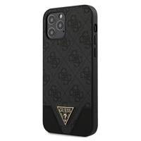 Guess GUHCP12MPU4GHBK iPhone 12/12 Pro 6,1" szary/grey hardcase 4G Triangle Collection