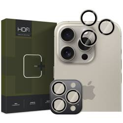 OSŁONA APARATU HOFI CAMRING PRO+ IPHONE 16 PRO / 16 PRO MAX / 17 PRO / MAX NATURAL TITANIUM