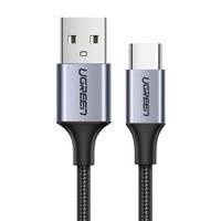 Ugreen kabel przewód USB - USB Typ C Quick Charge 3.0 3A 0,5m szary (60125)