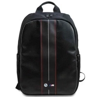 Plecak BMW Carbon & Red Stripe na laptopa 16" - czarny