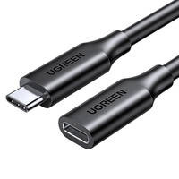 Ugreen kabel przedłużacz przejściówka USB C (męski) - USB C (żeński) 100W 10Gb/s 1m czarny