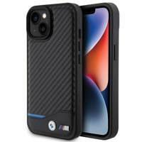 Etui BWM Leather Carbon na iPhone 15 - czarne