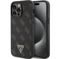 Etui Guess 4G Triangle Metal Logo na iPhone 15 Pro Max - czarne