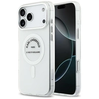Etui Karl Lagerfeld IML Karl RSG Logo MagSafe do iPhone 17 Pro Max - przezroczyste
