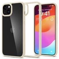 Etui Spigen Crystal Hybrid na iPhone 15 Plus - przezroczysto-beżowe