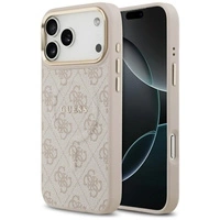 Etui Guess 4G PU Classic Logo MagSafe na iPhone 17 Pro Max - różowe