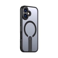 Etui Hybrid Armor X na iPhone 17 z podstawką kompatybilne z MagSafe - czarne