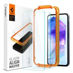 SZKŁO HARTOWANE SPIGEN ALM GLAS.TR 2-PACK GALAXY A35 5G / A55 5G CLEAR