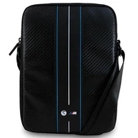 Torebka BMW Carbon & Blue Stripe na tablet 8" - czarna