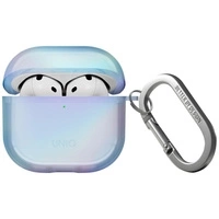 Etui UNIQ Iridescia na AirPods 4 Hang Case - holo niebieskie