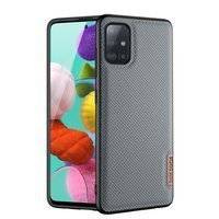 Dux Ducis Fino etui pokrowiec pokryty nylonowym materiałem Samsung Galaxy A51 szary