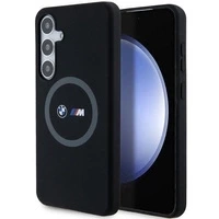 Etui BMW M Silicone Printed Ring MagSafe na Samsung Galaxy S24+ - czarne