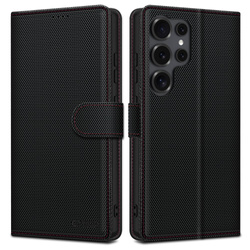 TECH-PROTECT WALLET RS GALAXY S25 ULTRA BLACK/RED