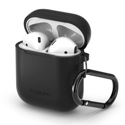 SPIGEN etui silikonowe do APPLE AIRPODS CASE BLACK