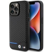 Etui BWM Leather Carbon na iPhone 15 Pro Max - czarne