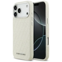 Etui Karl Lagerfeld FW Stamped Karl MagSafe na iPhone 17 Pro Max - beżowe