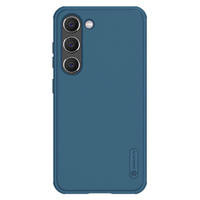 Nillkin Super Frosted Shield Pro etui Samsung Galaxy S23+ pancerny pokrowiec + podstawka na telefon niebieskie
