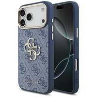 Etui Guess 4G Big 4G Classic Logo na iPhone 17 Pro Max - niebiesko-złote