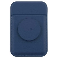 Portfel magnetyczny UNIQ Flixa MagSafe z podpórką - granatowy