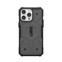 UAG Pathfinder Magsafe - obudowa ochronna do iPhone 15 Pro Max kompatybilna z MagSafe (silver)