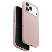 Etui UNIQ Lino na iPhone 17 Pro Max Magclick Charging - różowe