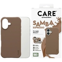 Etui CARE by PanzerGlass Fashionable Samba MagSafe na iPhone 17 - brązowe