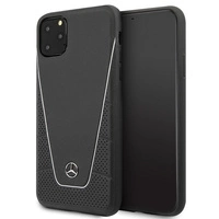 Etui Mercedes Pattern Line na iPhone 11 Pro Max - czarne
