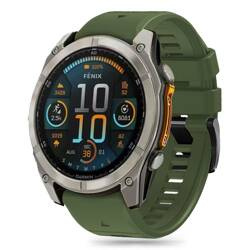 TECH-PROTECT SILICONE LINE GARMIN FENIX 5X / 5X PLUS / 6X / 6X PRO / 7X / 8 / 8 PRO (51 MM) MILITARY GREEN