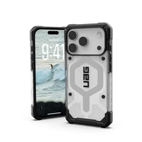 Etui UAG Pathfinder Clear MagSafe na iPhone 17 Pro - biało-szare