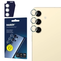 Szkło na obiektyw 3mk HARDY Lens Protection Pro do Samsung Galaxy S24 - zółte