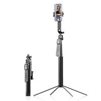Selfie stick Wozinsky WST-360YS z funkcją statywu z automatycznym śledzeniem twarzy 360° AI sterowanie gestami - czarny