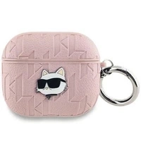Etui Karl Lagerfeld Monogram Choupette Head na AirPods Pro 2 - różowe