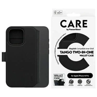 CARE by PanzerGlass Feature Tango 2in1 Wallet iPhone 16 Pro 6.3" MagSafe czarny/black 1330