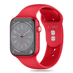 TECH-PROTECT SILICONE APPLE WATCH 8 / 9 / 10 / 11 / SE / ULTRA (44 / 45 / 46 / 49 MM) RED