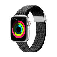 Dux Ducis Strap (Mixture II Version) pasek Apple Watch Ultra, SE, 8, 7, 6, 5, 4, 3, 2, 1 (49, 45, 44, 42 mm) pleciona opaska bransoleta czarny