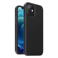 Ugreen Protective Silicone Case gumowe elastyczne silikonowe etui pokrowiec iPhone 12 mini czarny