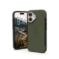 Etui UAG Civilian MagSafe na iPhone 17 - oliwkowo-pomarańczowe