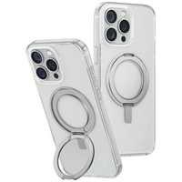 Etui UNIQ Swivix 360 Rotating Kickstand na iPhone 16 Pro Max - przezroczyste