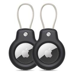 TECH-PROTECT ROUGH VEIN 2-PACK APPLE AIRTAG 1 / 2 BLACK