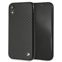 Etui BMW Siganture Carbon na iPhone Xr - czarne