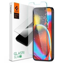 SZKŁO HARTOWANE SPIGEN GLAS.TR SLIM IPHONE 13 / 13 PRO / 14 / 16E CLEAR
