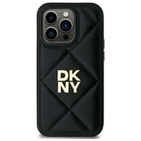 DKNY DKHCP14SPQDSLK iPhone 14 6.1"        czarny/black Quilted Stack Logo