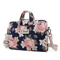 CANVASLIFE BRIEFCASE LAPTOP 15-16 NAVY ROSE