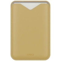Magnetyczny portfel UNIQ Lyden Evo na telefon - żółty