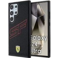Etui Ferrari Big SF Perforated na Samsung Galaxy S24 Ultra - czarne