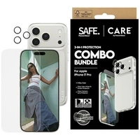 Zestaw ochronny CARE by PanzerGlass Fashionable Combo 3w1 Etui+Szkło+Lens na iPhone 17 Pro