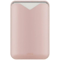 Magnetyczny portfel UNIQ Lyden Evo na telefon - różowy