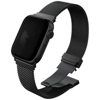 Pasek UNIQ Dante Pro do Apple Watch 40 / 41 / 42 mm ze stali nierdzewnej - grafitowy